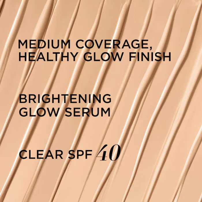 IT Cosmetics 
CC+ Nude Glow Lightweight Foundation + Glow Serum with SPF 40 and Niacinamide Color: Medium Tan - medium to tan Complexion with warm golden undertone