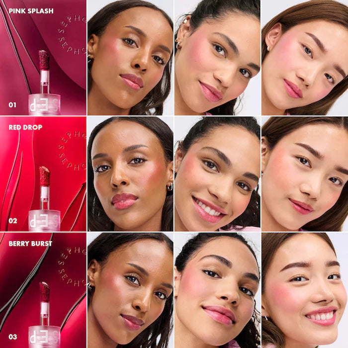 SEPHORA COLLECTION 
Cheek & Lip Long-Lasting Gel Tint Color: 03 Berry Burst - deep berry