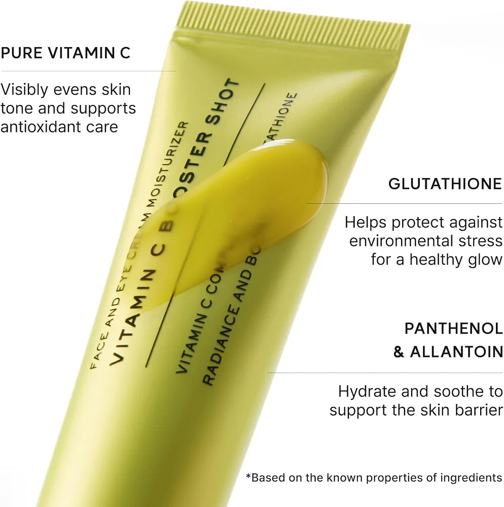 Arencia Vitamin C Booster Shot Serum with Glutathione, Niacinamide and Vitamin E for Dark Spot Care, Fine Lines & Wrinkles, Glass Skin, Korean Skincare 30ml