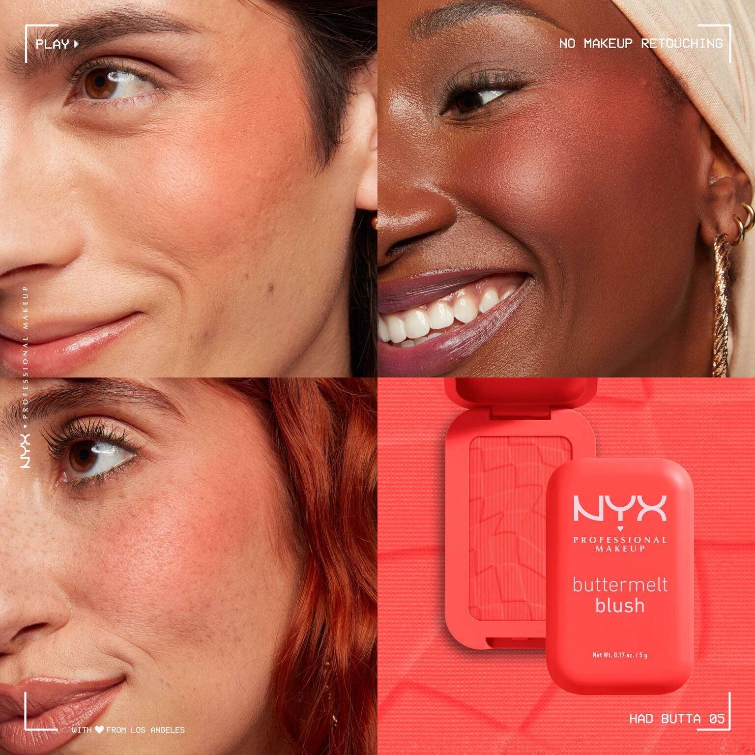 NYX Buttermelt Blush SHADE HAD BUTTA 05