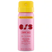 ONE/SIZE by Patrick Starrr 
Mini On 'Til Dawn Mattifying Sunscreen Makeup Setting Spray SPF 28 -30mL