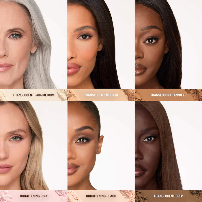 Charlotte Tilbury 
Airbrush Flawless Blur Loose Setting Powder Color: Translucent Fair/Medium - fair-medium skin tones with a neutral undertoneNew