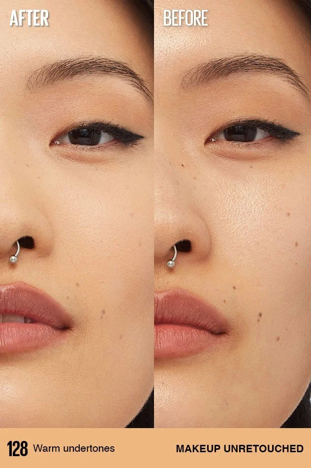 MAYBELLINE Super Stay® Lumi-Matte Foundation makeup
Buildable coverage and up to 30hr wear Shade:128