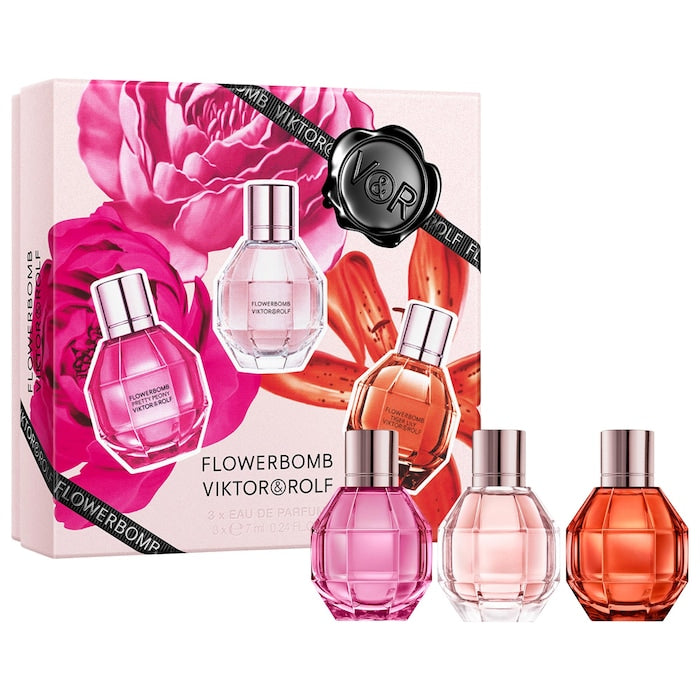 Viktor&Rolf 
Mini Flowerbomb Perfume Trio Set