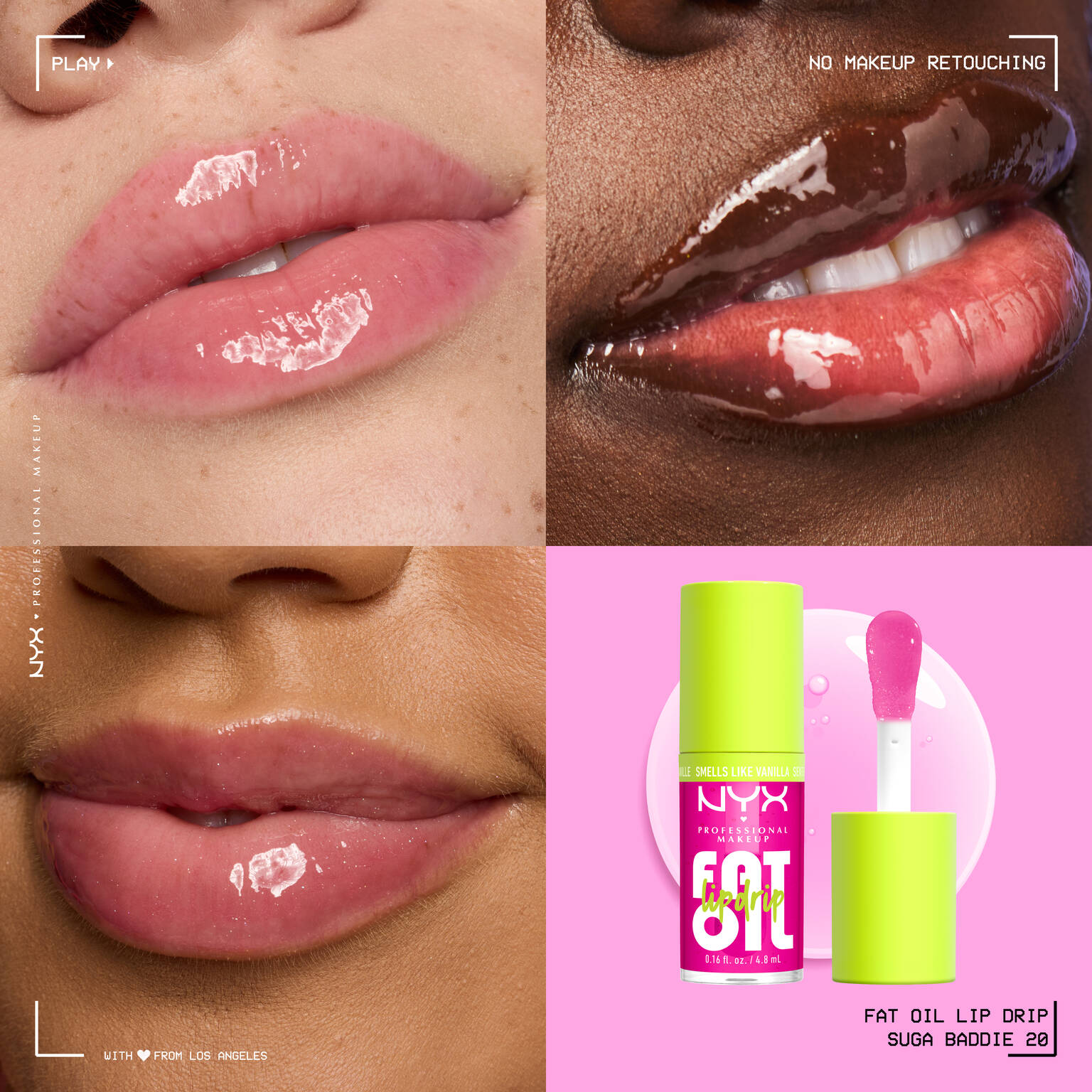 FAT OIL LIP & BODY KIT SUGA BADDIE
3-piece vanilla body care set for baddies on the go