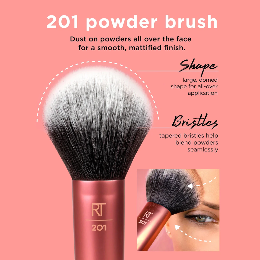 REAL TECHNIQUE POWDER BRUSH FOR  POWDER + BRONZER