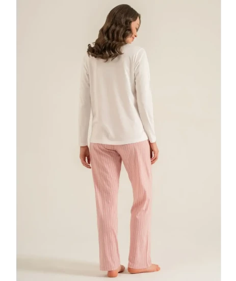 Pierre Cardian Long Sleeve Cotton Pajama Set