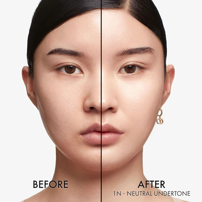 DIOR 
Forever Skin Glow Liquid Foundation 24HR Wear Color: 1N Neutral - fair skin with neutral tones