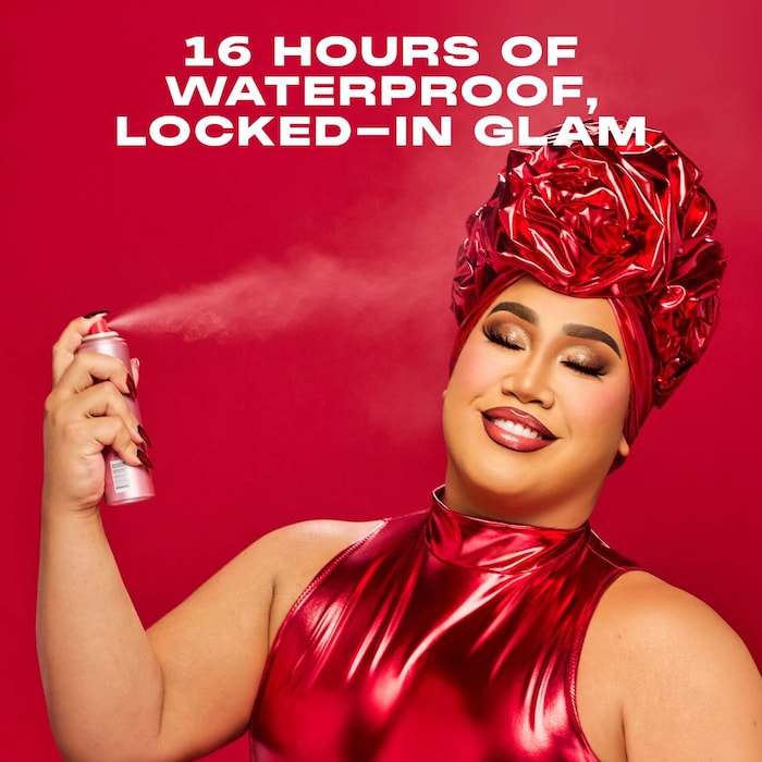 ONE/SIZE by Patrick Starrr 
Mini On 'Til Dawn Mattifying Waterproof Setting Spray-46ml