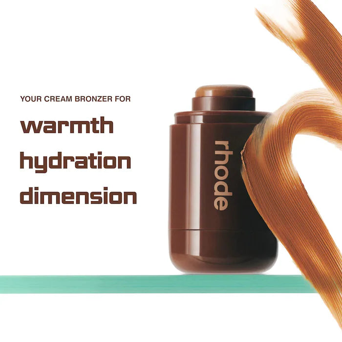 rhode 
Pocket Bronze Long-Wearing Cream Bronzer Color: sip - light to light-medium with a golden undertone