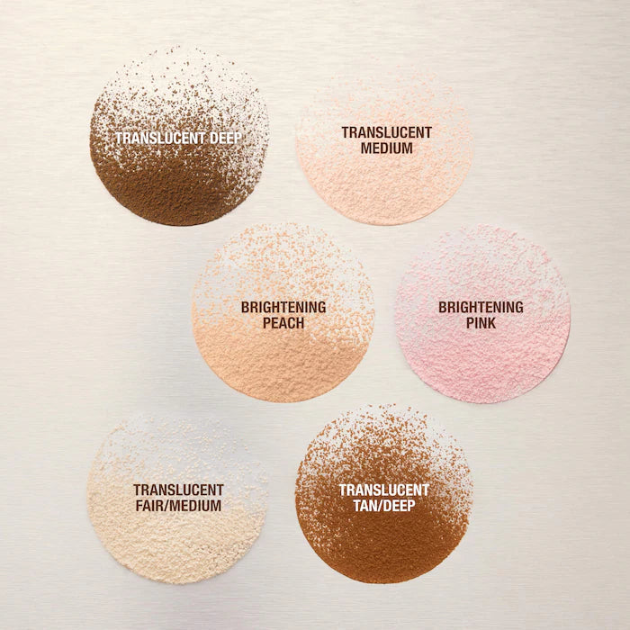 Charlotte Tilbury 
Airbrush Flawless Blur Loose Setting Powder Color: Translucent Fair/Medium - fair-medium skin tones with a neutral undertoneNew