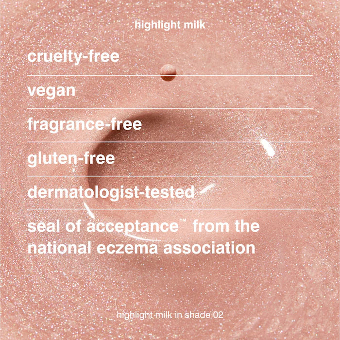rhode 
Highlight Milk Multipurpose Luminizer Color: 02 - pearly champagne