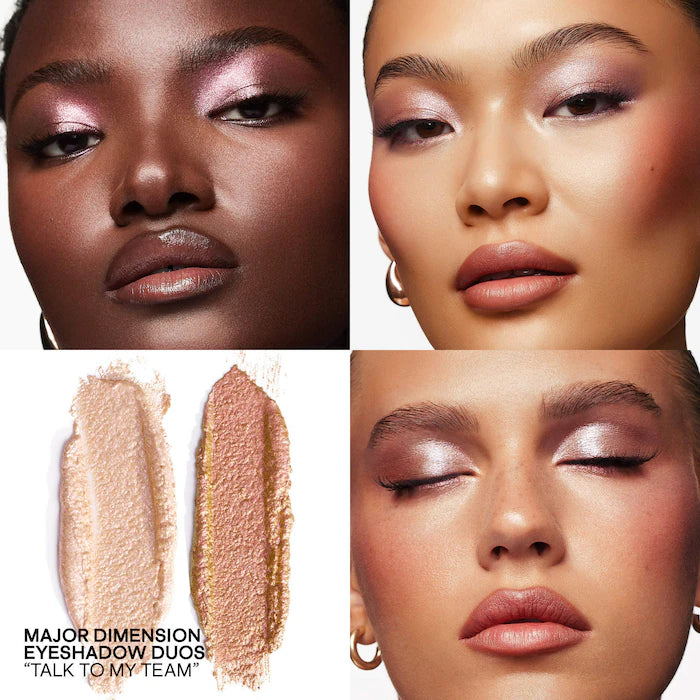 PATRICK TA 
Major Dimension Eye Illusion Eyeshadow Duo- Talk to my Team