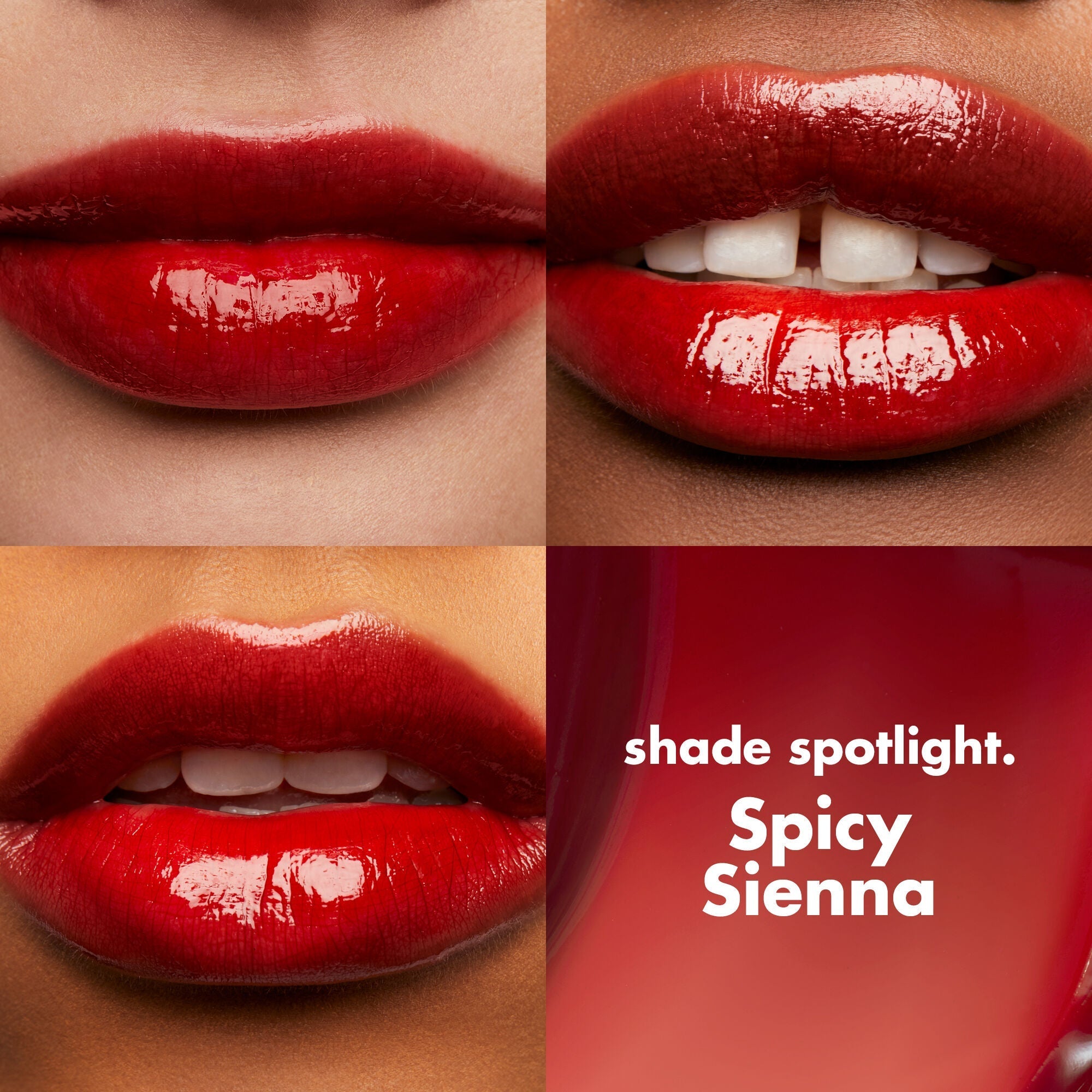 ELF Glossy Lip StainA long-lasting lip stain that gives lips a sheer pop of color and subtle gloss -SPICY SIENNA