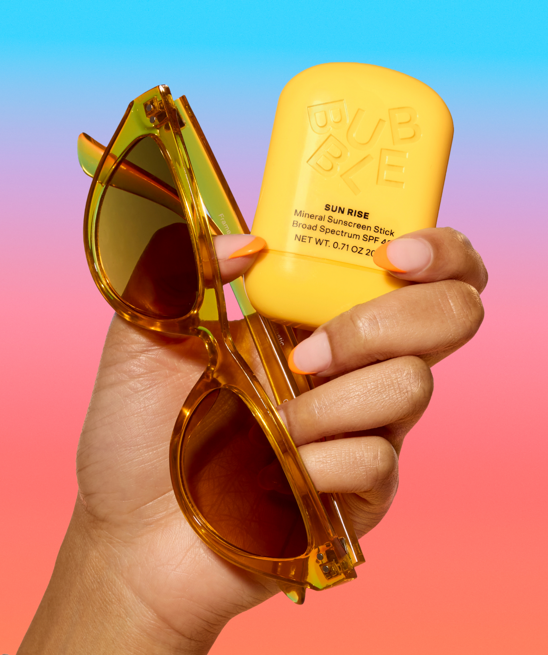 BUBBLE Sun Rise
Mineral Sunscreen Stick Broad Spectrum SPF 40