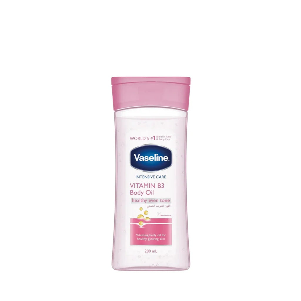 Vaseline Intensive Care Vitamin B3 Body Oil 200 ml – Healthy Even Tone Glow