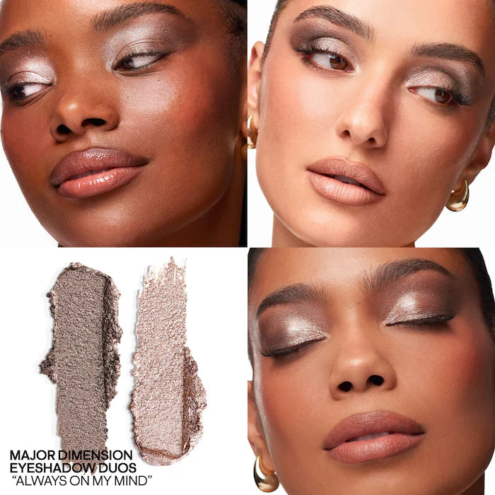 PATRICK TA 
Major Dimension Eye Illusion Eyeshadow Duo Color: Always On Your Mind - slate sparkle