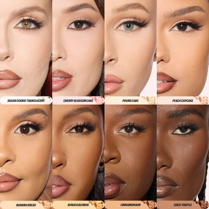 HUDA BEAUTY 
Easy Bake Airbrush Matte Pressed Setting Powder Color: Pound Cake - fair with neutral undertones