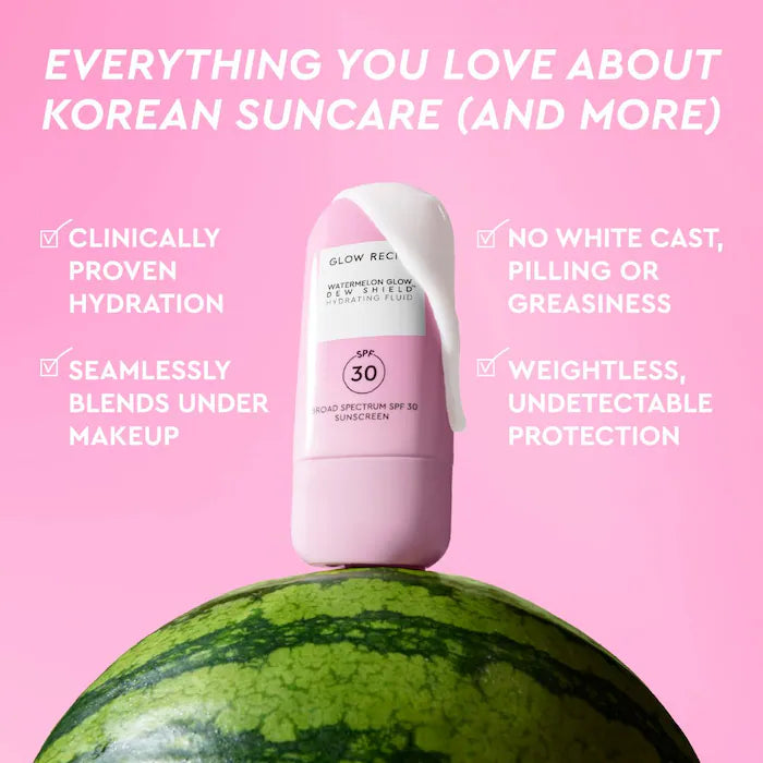 Glow Recipe 
Dew Shield SPF 30 Hydrating Fluid Sunscreen-50ml