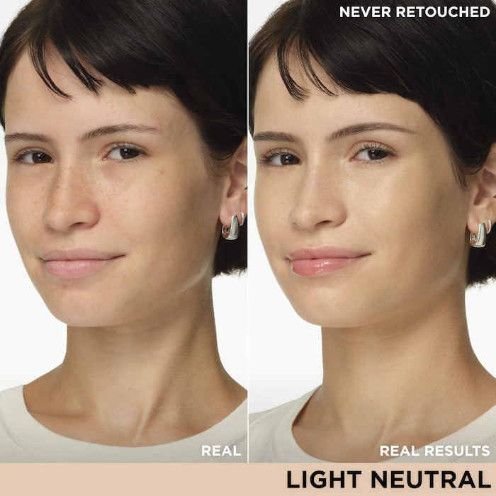 IT Cosmetics 
CC+ Nude Glow Lightweight Foundation + Glow Serum with SPF 40 and Niacinamide-Color: Light Neutral - light with neutral peach undertones