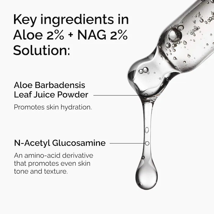 The Ordinary 
Aloe 2% + NAG 2% Solution for Post-Acne Marks