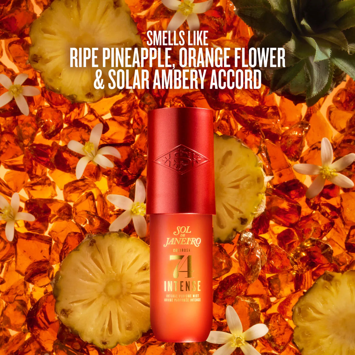 SOL DE JANEIRO Cheirosa 74 Intense Perfume MistLuminous, long-lasting amber floral perfume mist with deliciously intense Cheirosa 74 scent notes 240ML