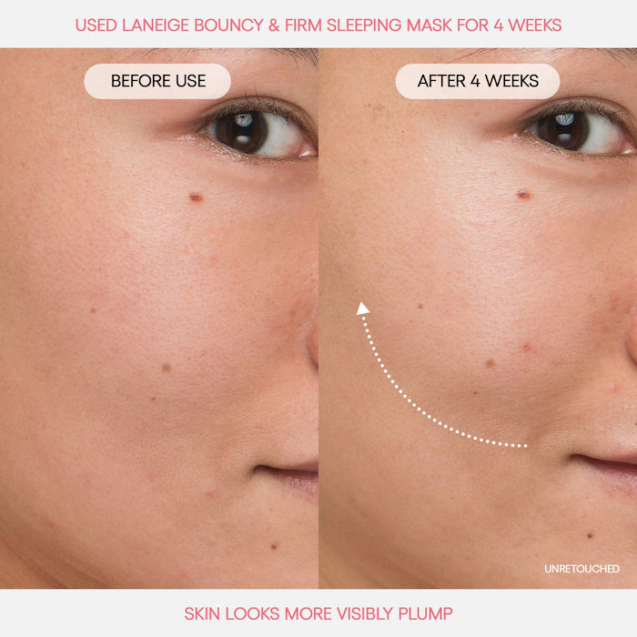 LANEIGE 
Bouncy + Firm Radiance Boosting Sleeping Mask with Peony Collagen Complex -60ml