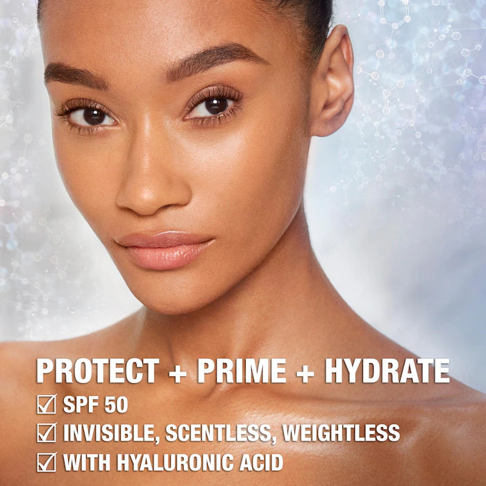 Charlotte Tilbury 
Lightweight Invisible UV Flawless Primer SPF 50-30mL