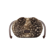 GISOU FALL POUCH – Faux Fur Drawstring Pouch