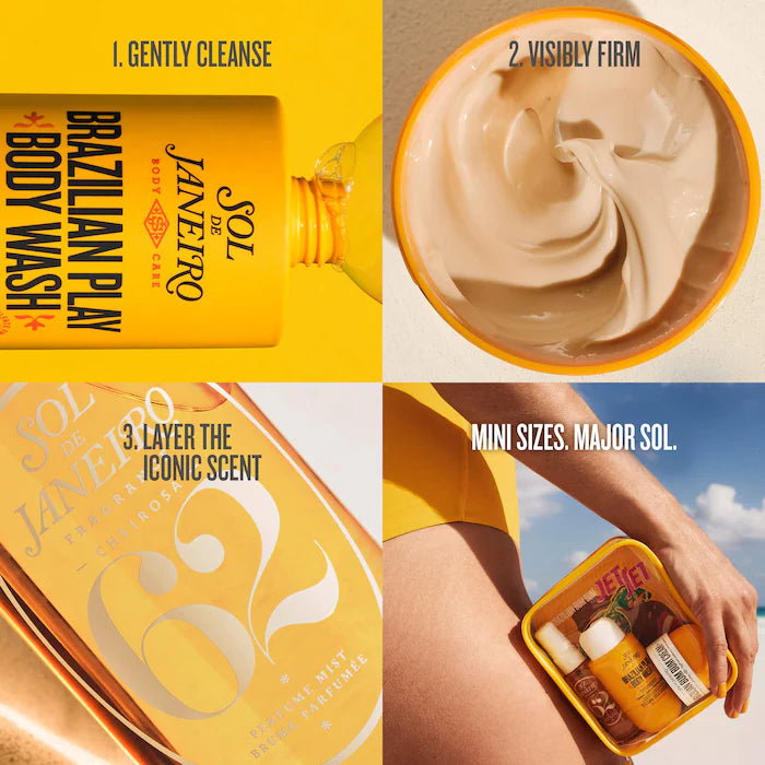 SOL DE JANEIRO BUM BUM JET SET-3pcs