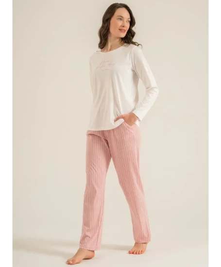Pierre Cardian Long Sleeve Cotton Pajama Set
