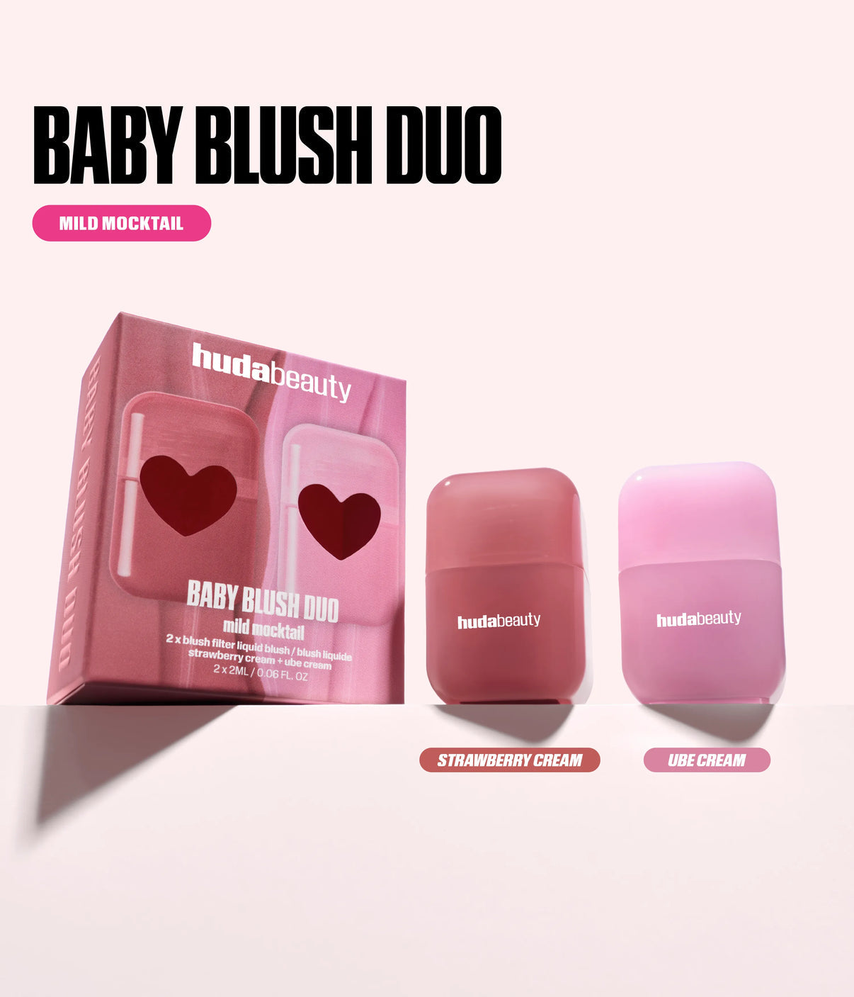 HUDA BEAUTY BABY BLUSH MILD MOCKTAIL DUO KIT