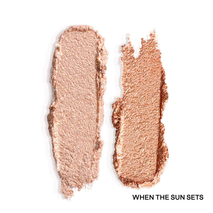 PATRICK TA 
Major Dimension Eye Illusion Eyeshadow Duo Color: When the Sun Sets - peach sparkles