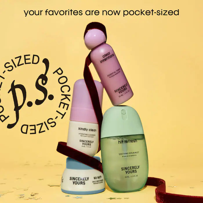 Sincerely Yours 
P.S. Special Delivery - Mini Skincare Essentials Kit