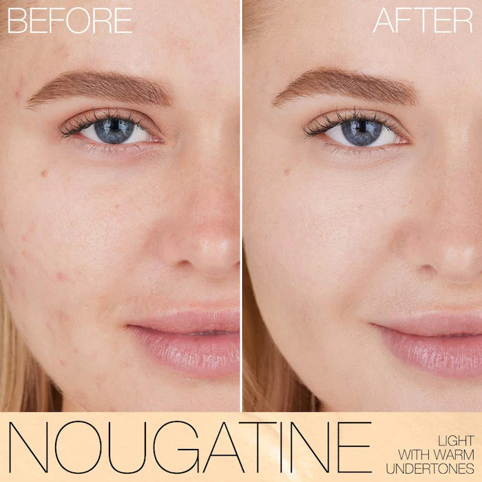 NARS 
Soft Matte Complete Full Coverage Longwear Concealer with Hyaluronic Acid.                              Color: Nougatine - L2.2 - Light with warm undertones