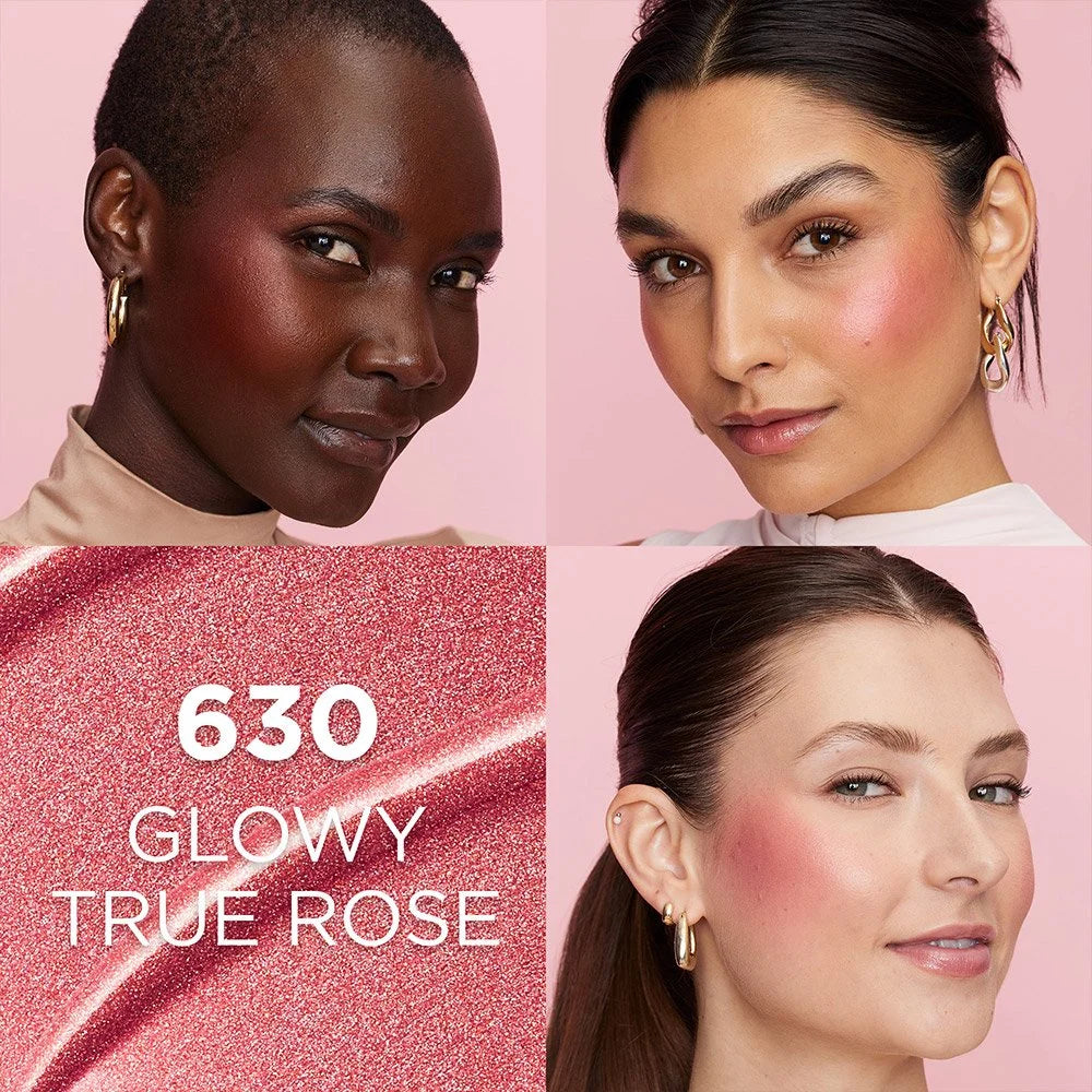 Loreal Lumi LE LIQUID BLUSH-630 Glowy Gold True Rose