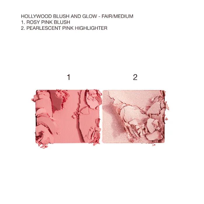 Charlotte Tilbury 
Mini Hollywood Blush & Glow Palette-Pink