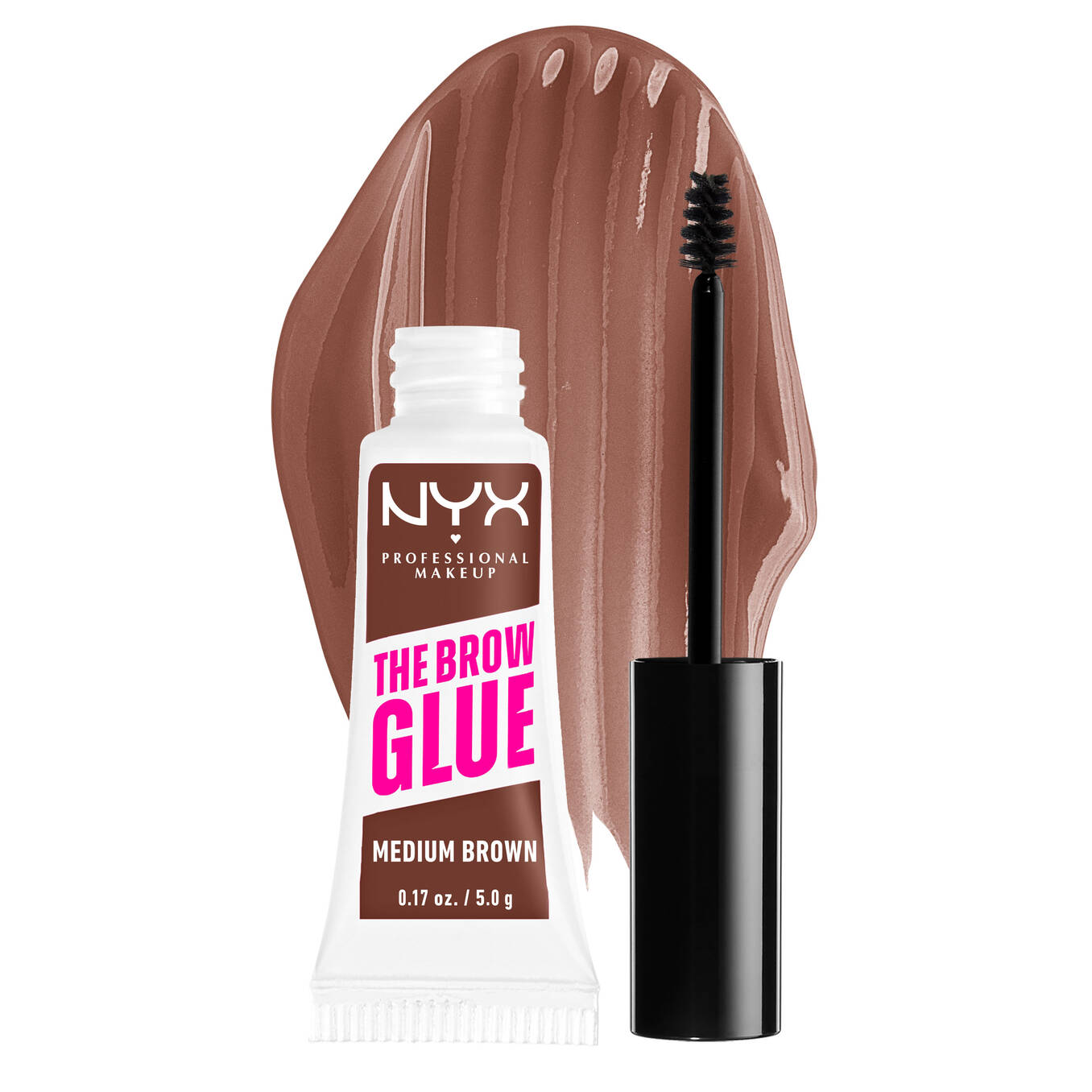 NYX THE BROW GLUE INSTANT BROW STYLER
Long-hold eyebrow glue-MEDIUM BROWN