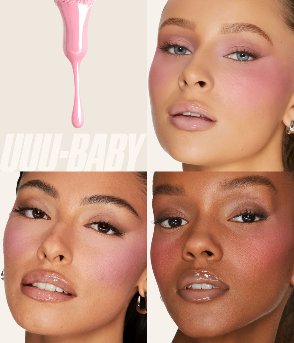 HUDA BEAUTY FAUX FILLER EXTRA SHINE LIP GLOSS-COLOR UUU-BABY
