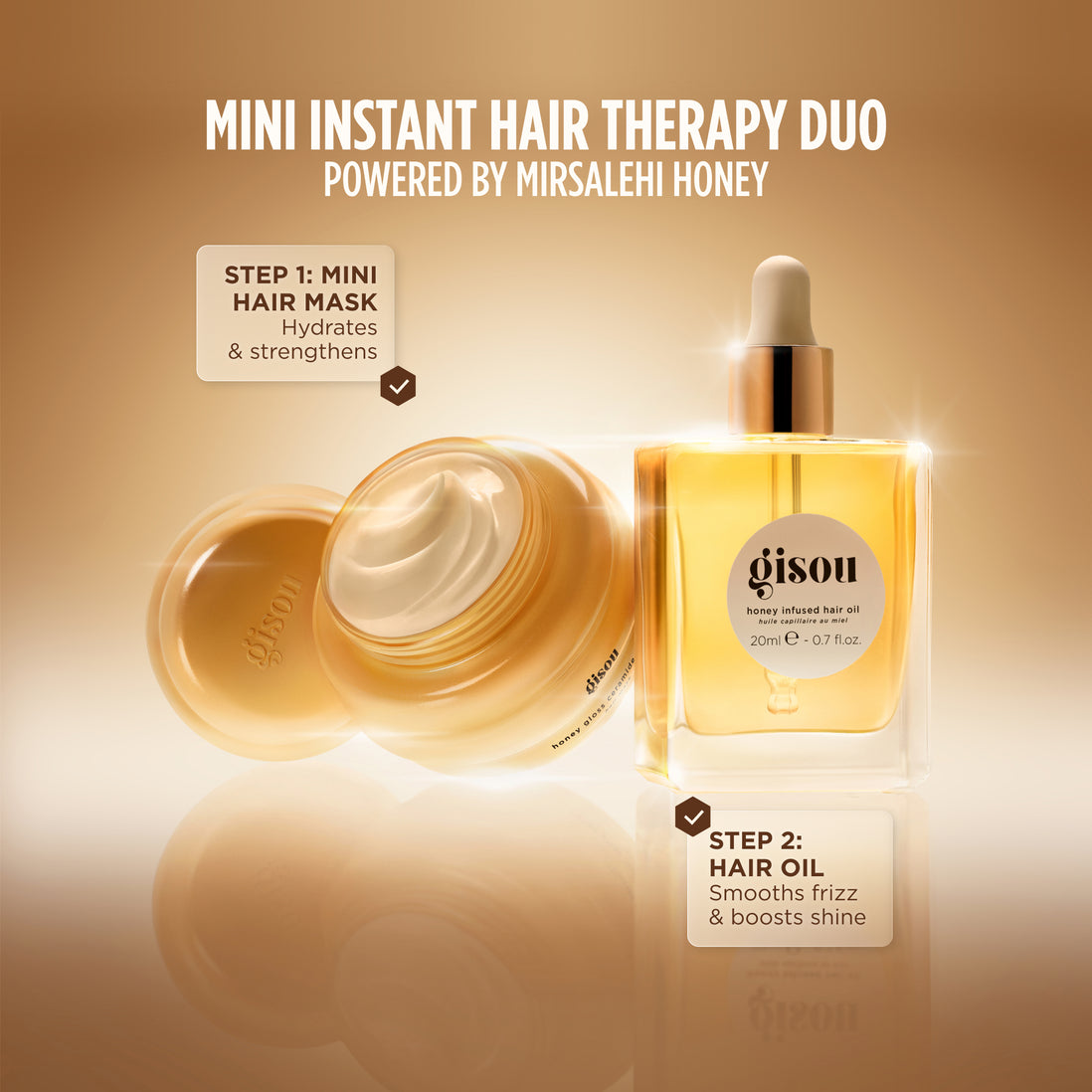GISOU Instant Hair Therapy Duo