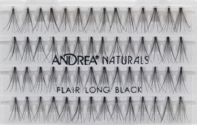 Andrea Permalash Individual Knot-Free Naturals Long - Black