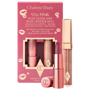 Charlotte Tilbury SET
K.I.S.S.I.N.G Lipstick and Lip Gloss Duos 90S pink
