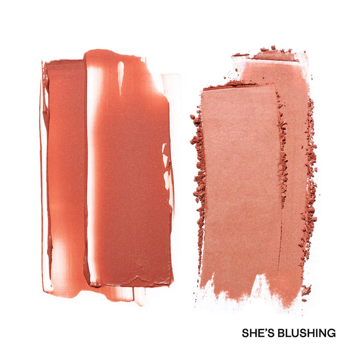 PATRICK TA 
Mini Major Headlines Double-Take Crème & Powder Blush Duo Color: She's Blushing - dusty roseNew