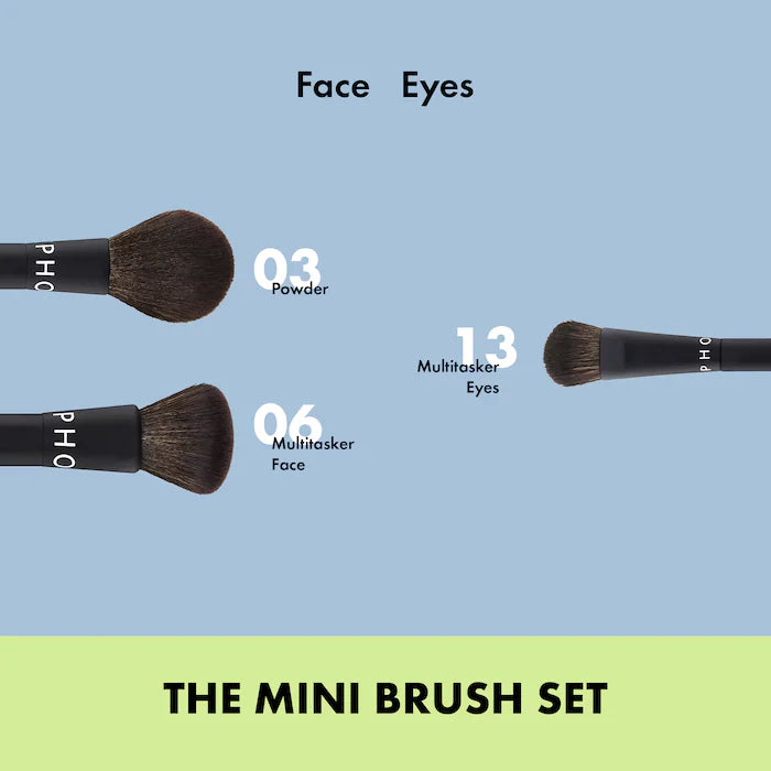 SEPHORA COLLECTION 
Mini Face and Eye Brush Set