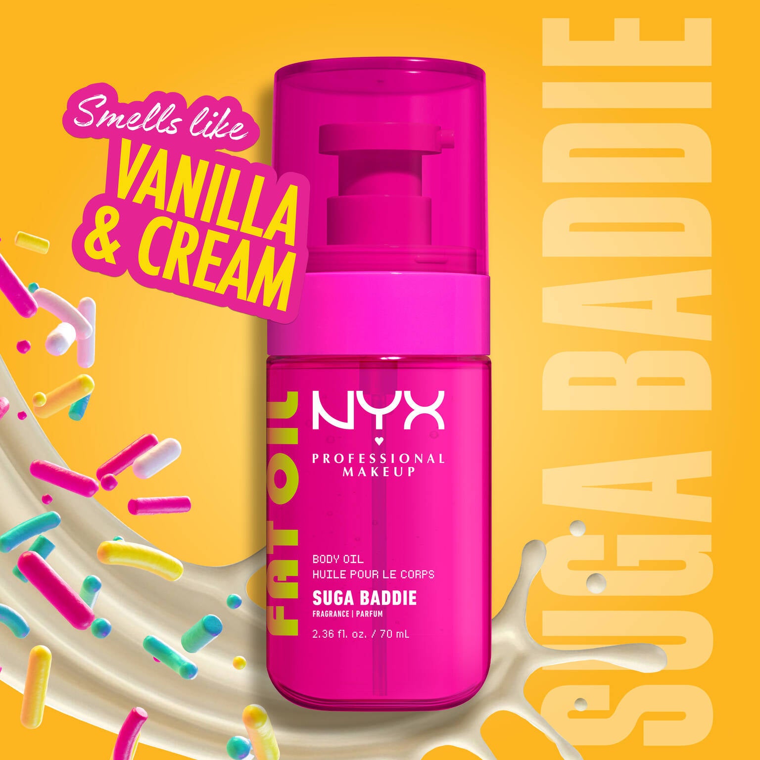 FAT OIL LIP & BODY KIT SUGA BADDIE
3-piece vanilla body care set for baddies on the go