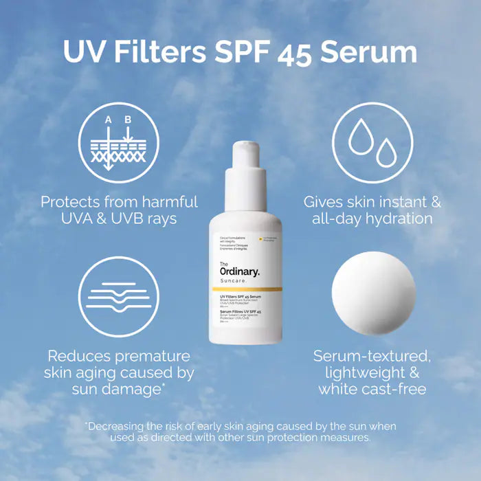 The Ordinary 
UV Filters SPF 45 Serum Sunscreen PA++++-60ml