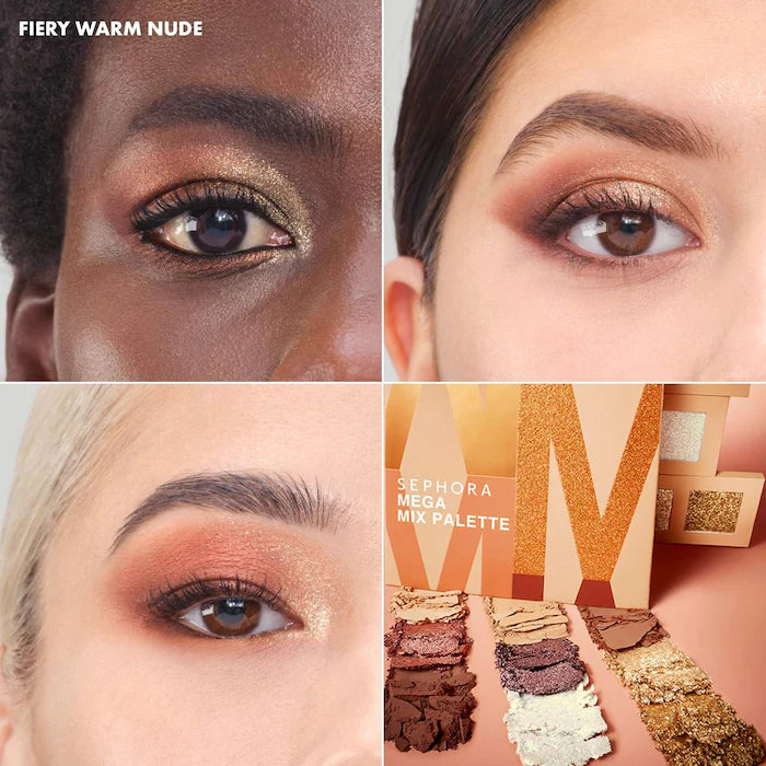 SEPHORA COLLECTION 
Mega Mix Eyeshadow Palette Color: Fiery Warm Nude