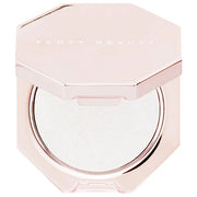 Fenty Beauty by Rihanna 
Diamond Bomb All-Over Diamond Veil.               Color: How Many Carats?! - pure platinum sparkle mini size
