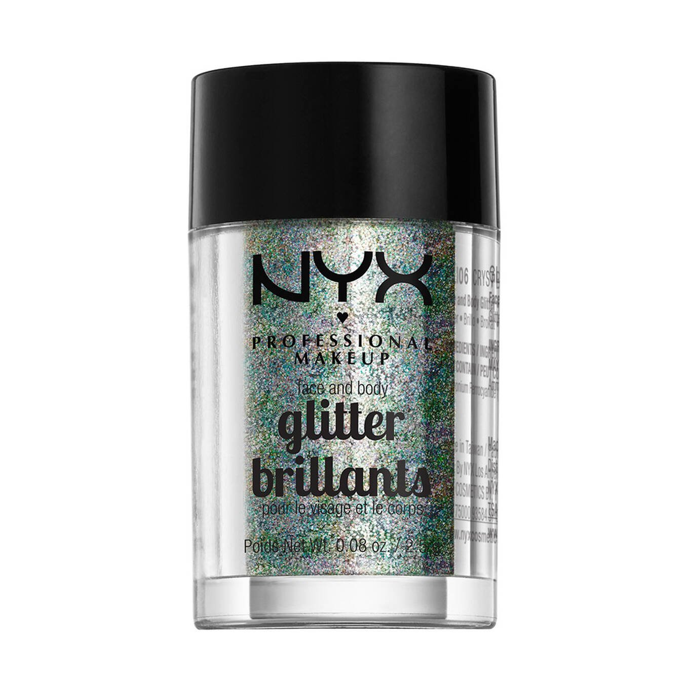 NYX Face & Body Glitter
Loose Glitters- COLOR CRYSTAL