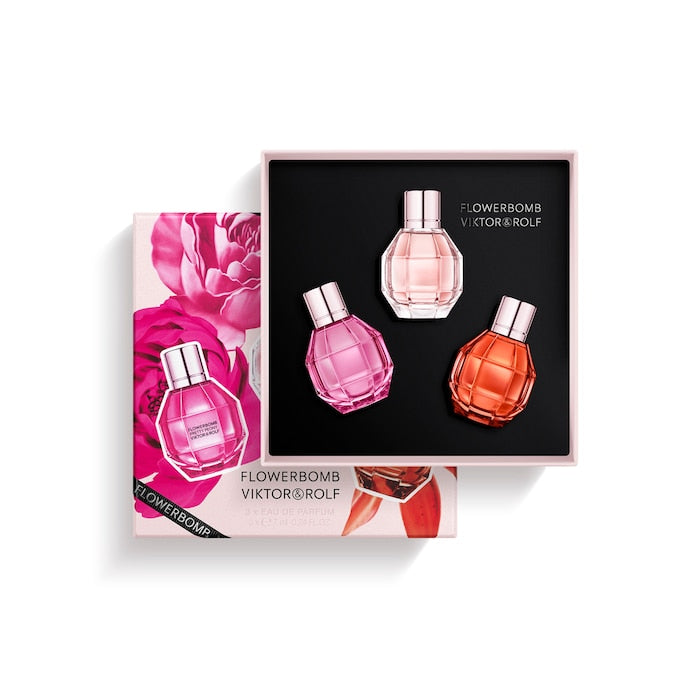 Viktor&Rolf 
Mini Flowerbomb Perfume Trio Set